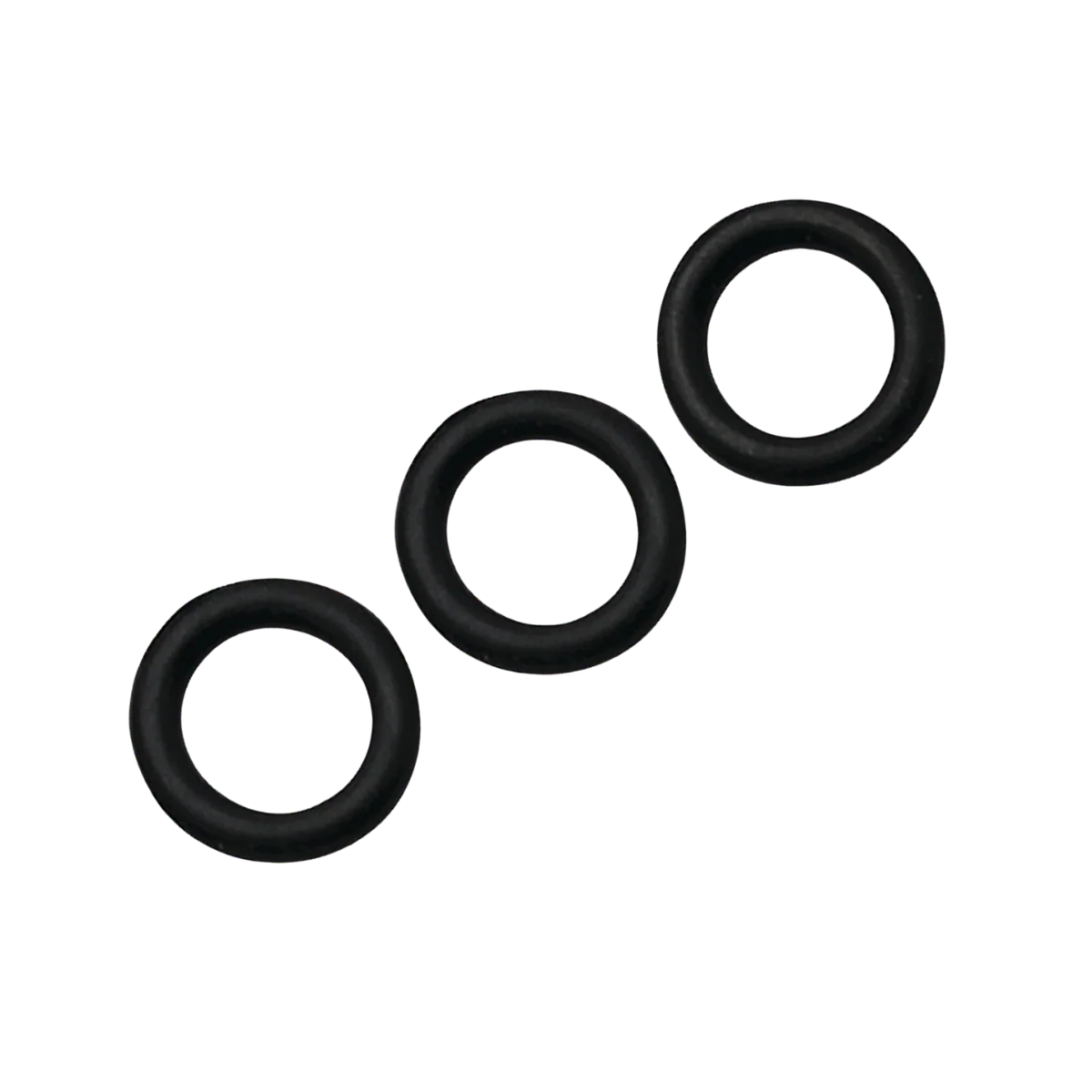 EAGLE CLAW LAZER WACKY RIG-O-RINGS BLACK - 50 PACK
