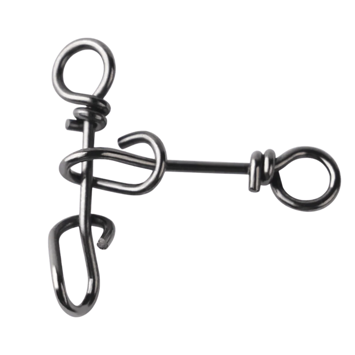 MUSTAD FASTACH CLIP 12PK #3 - BLACK NICKEL