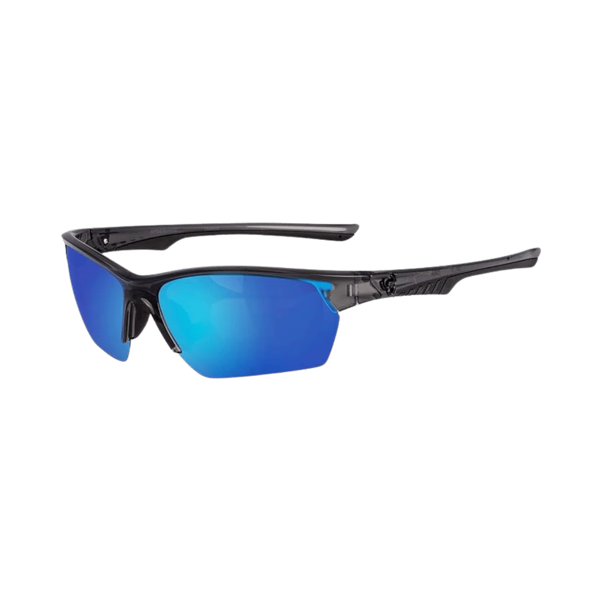 SPIDERWIRE SUNGLASSES – CRYSTAL DARK GREY / SMOKE / BLUE MIRROR