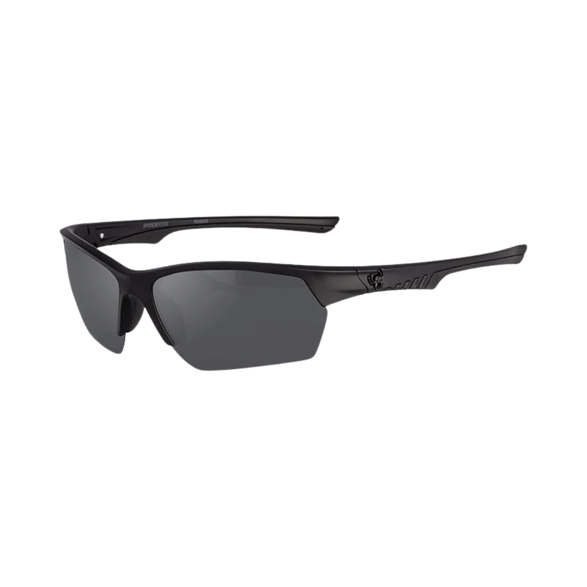 SPIDERWIRE SUNGLASSES – MATTE BLACK / SMOKE