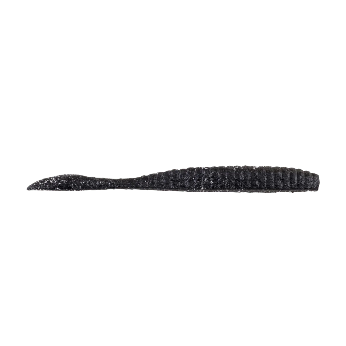 BERKLEY POWERBAIT MAXSCENT FLAT WORM 4 IN - BLACK