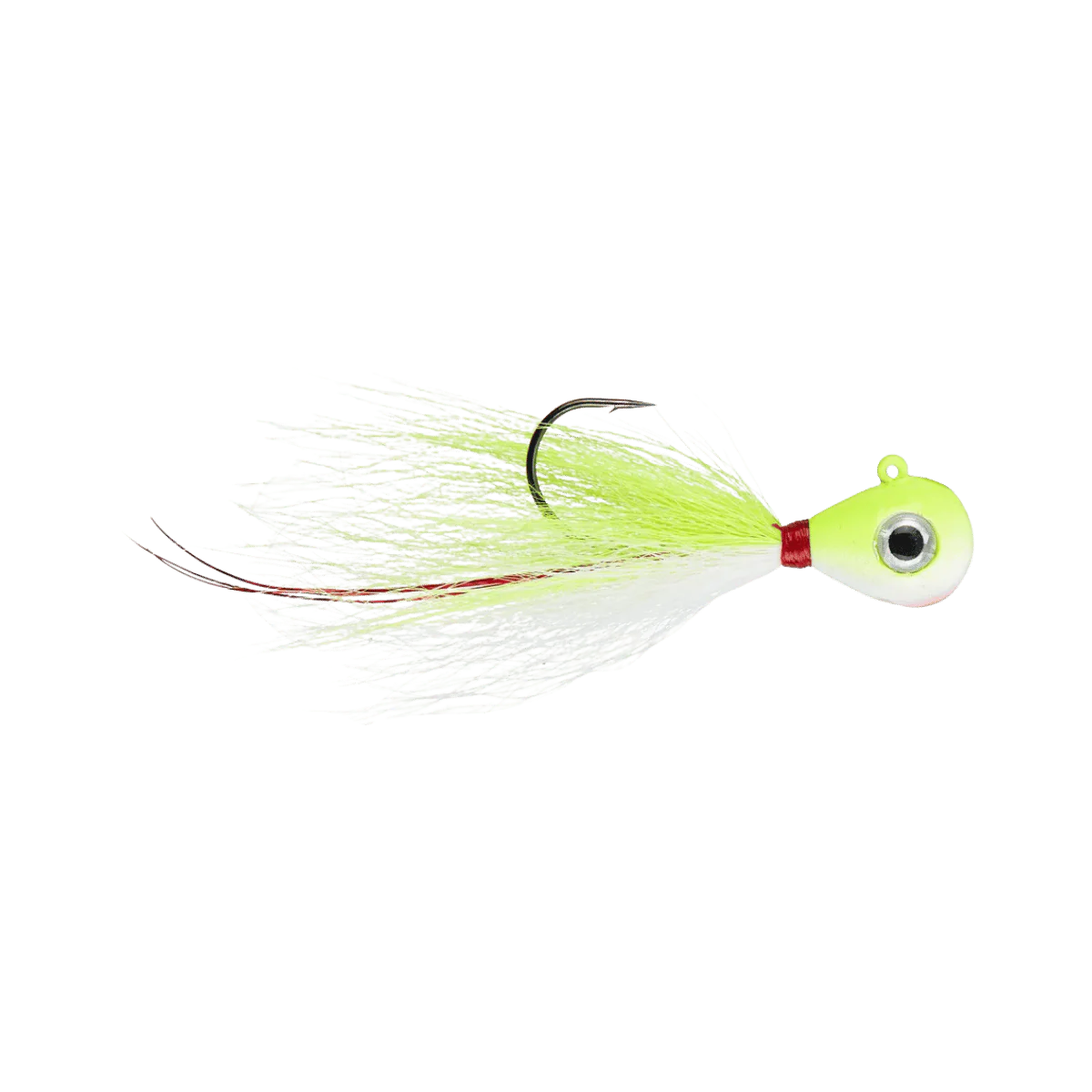 VMC BUCKTAIL JIG 2PK 1/8OZ - CHARTREUSE WHITE