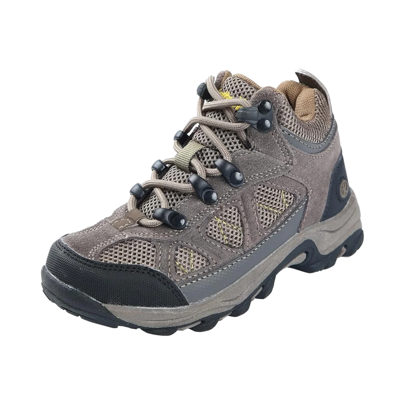 NORTHSIDE CALDERA KIDS’ HIKING BOOTS - STONE/YELLOW - Image 3