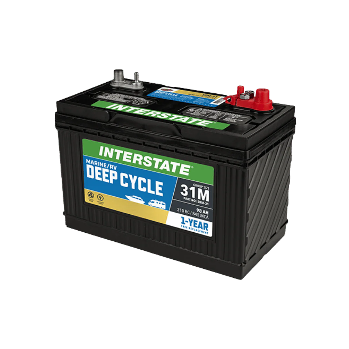 INTERSTATE MARINE/RV 12V BATTERY - Image 3