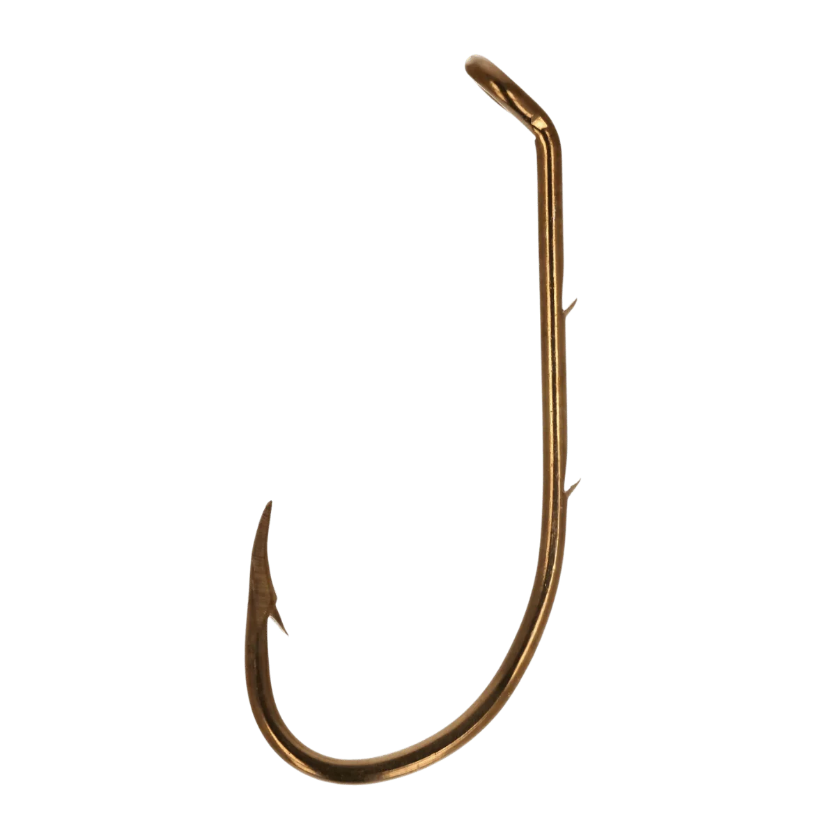 EAGLE CLAW DOWN EYE OFFSET BAITHOLDER HOOKS 10PK - SIZE 1 - STANDARD