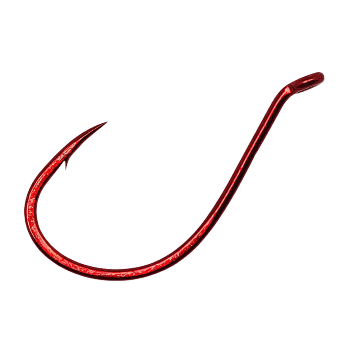 GAMAKATSU OCTOPUS HOOK LIGHT WIRE 10PK - RED SIZE 4