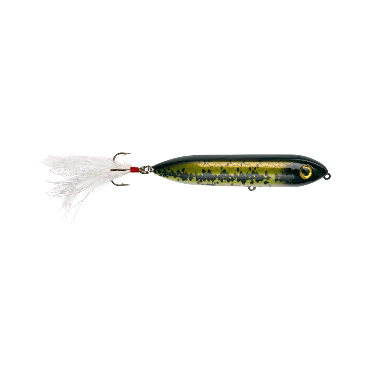 HEDDON FEATHER SUPER SPOOK JR 3.5IN 1/2OZ