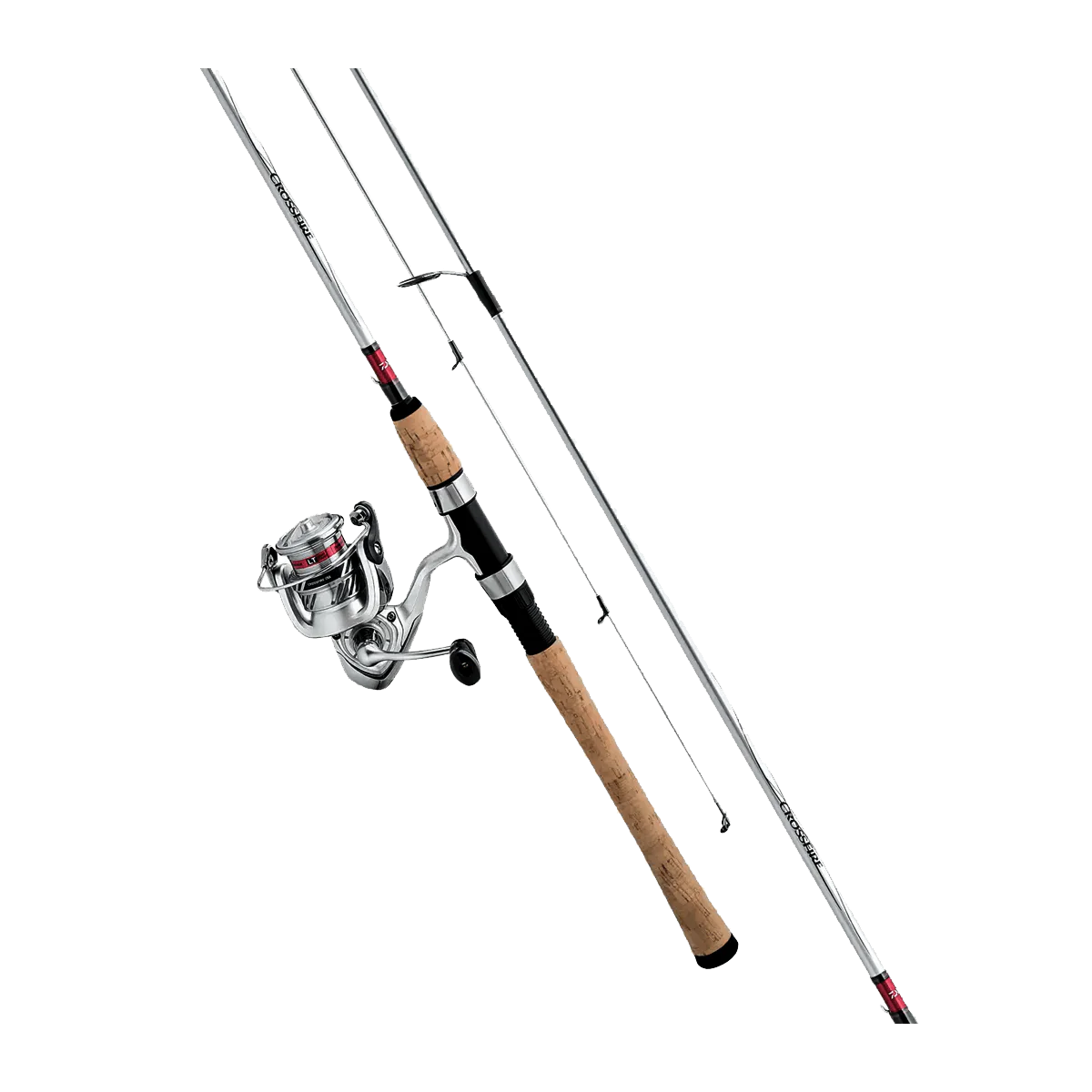 DAIWA CROSSFIRE LT ROD & REEL SPINNING COMBO - 6' 6'' MED POWER 2PC