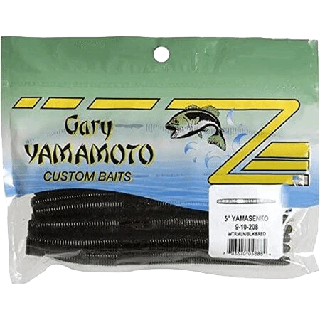 Yamamoto Senko worm 10 Pk Watermelon/Black Red 5" - Image 2