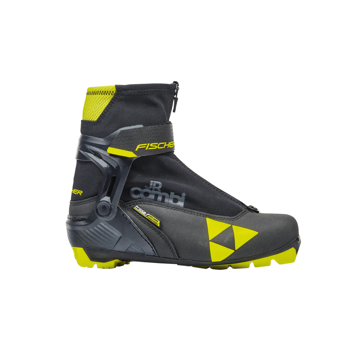 FISCHER SKIS JUNIOR COMBI BOOT 22/23 - BLACK/YELLOW - Image 2