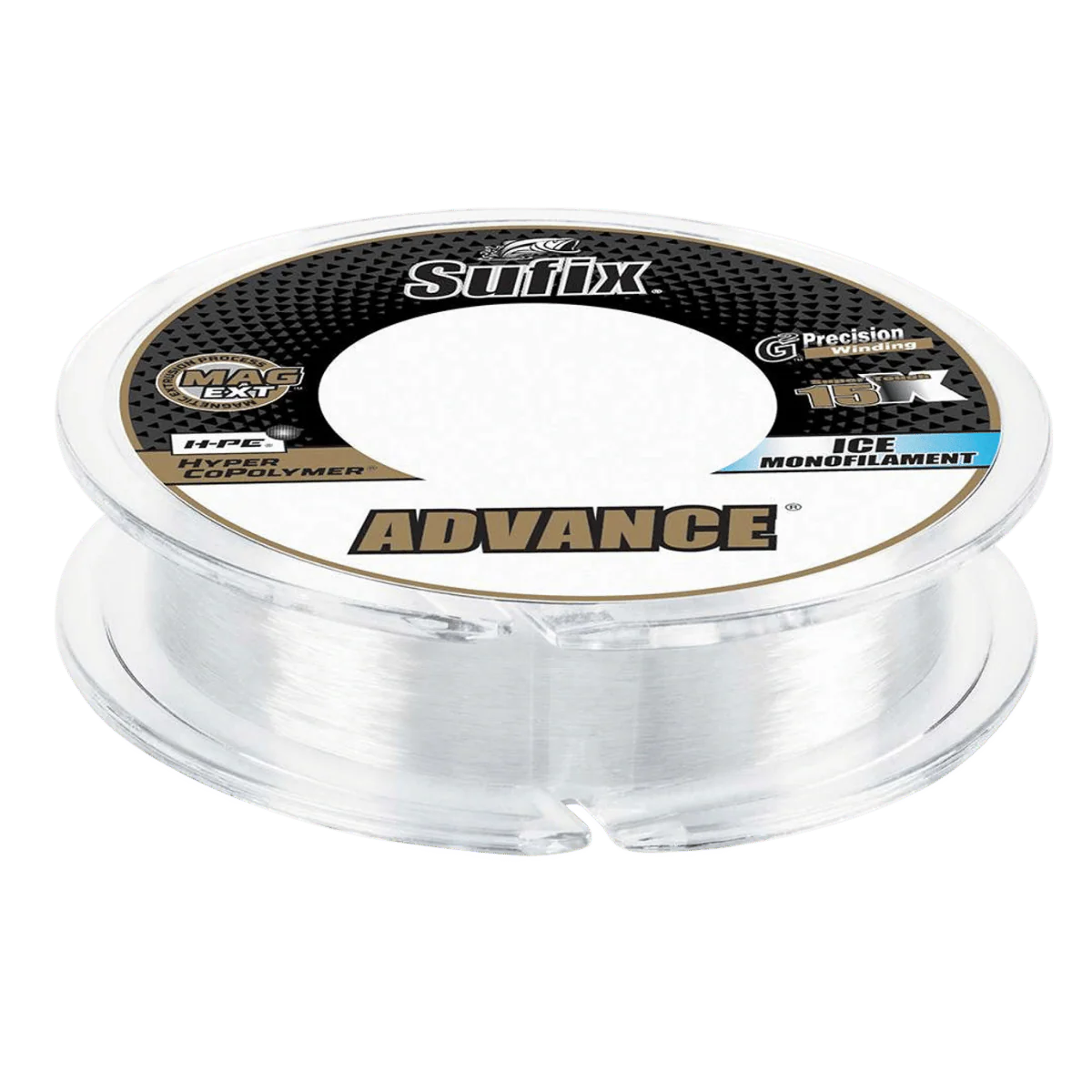 SUFIX ADVANCE ICE MONOFILAMENT 100YD CLEAR 8 LBS FISHING LINE