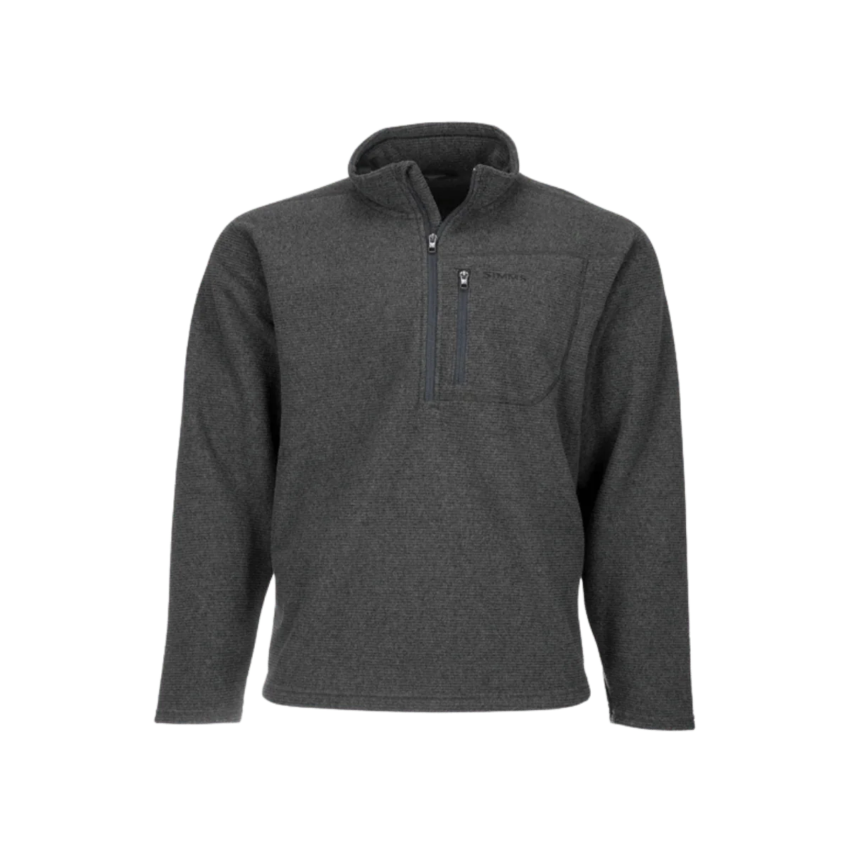 SIMMS MEN'S RIVERSHED QUARTER ZIP - CARBON