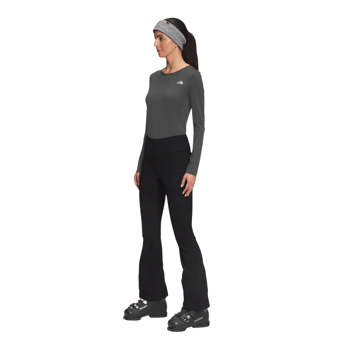 NORTH FACE WOMEN'S SNOGA PANTS - TNF BLACK - Image 2