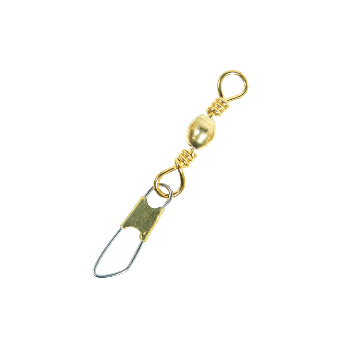 EAGLECLAW BARREL SWIVELS WITH SAFETY SNAP 4PK BRASS SIZE 3