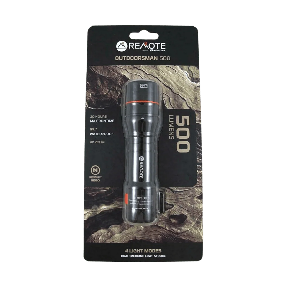 REMOTE OUTDOORSMAN 500 LUMEN