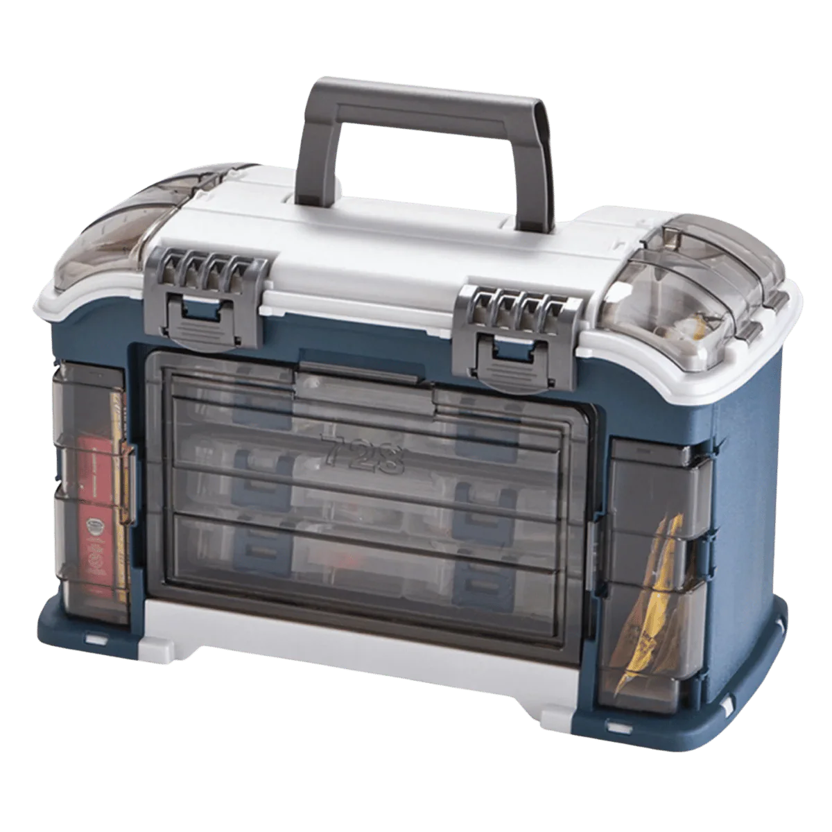 PLANO ANGLED TACKLE SYSTEM - NAVY/SANDSTONE