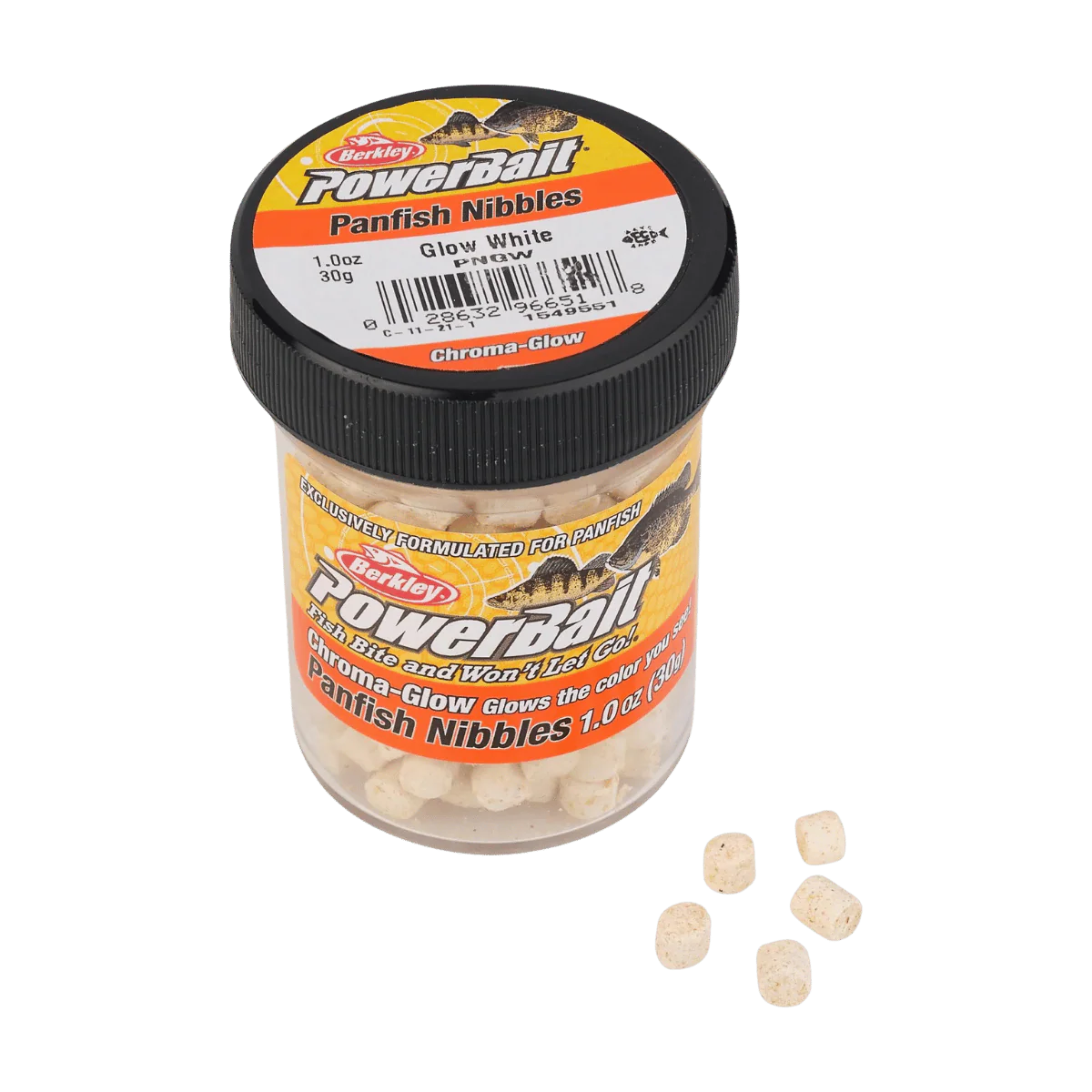 BERKLEY POWERBAIT CHROMA-GLOW PANFISH NIBBLES - JAR - Image 3