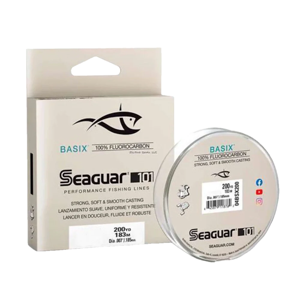 Seaguar 101 BasiX Fluorocarbon Line 200yd (4lb, 6lb, 8lb, 10lb)
