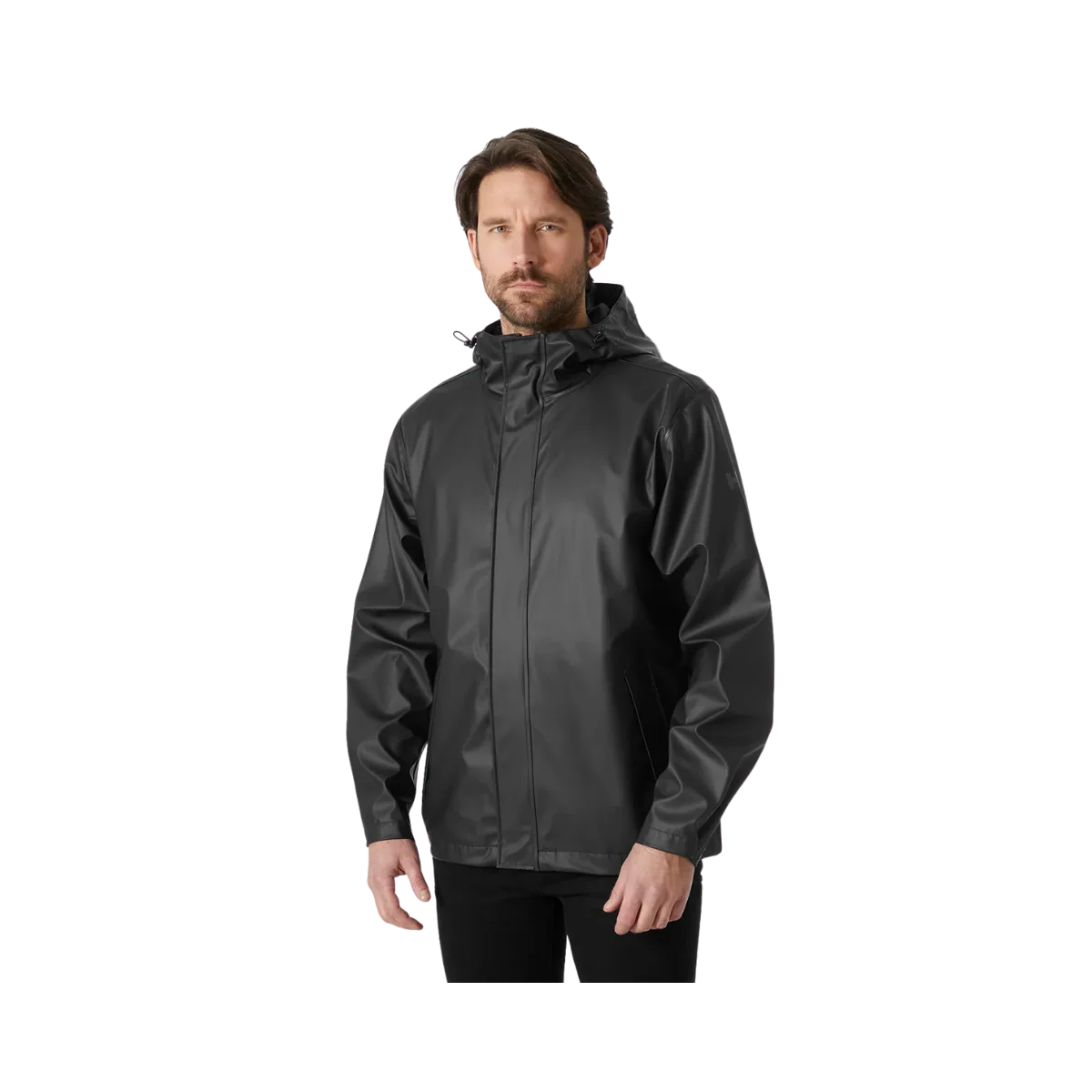 HELLY HANSEN MOSS RAIN JACKET - BLACK