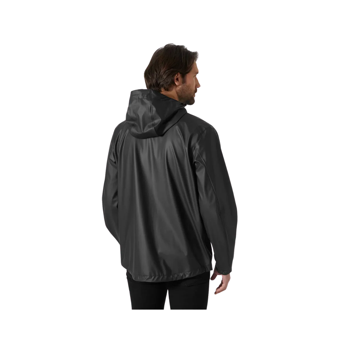 HELLY HANSEN MOSS RAIN JACKET - BLACK - Image 2