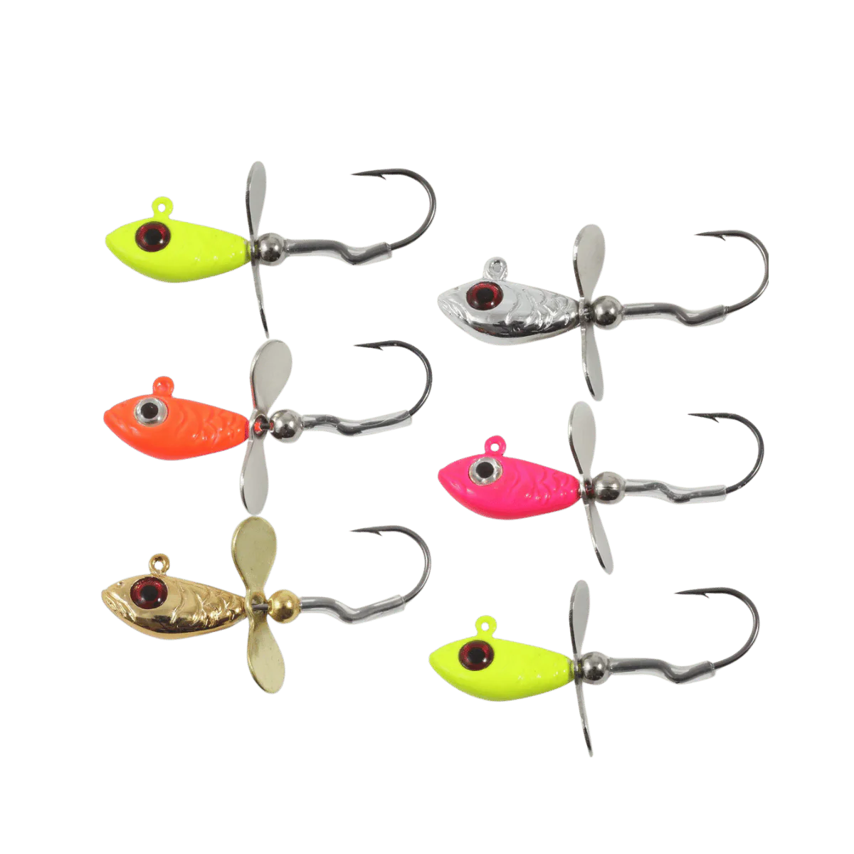 NORTHLAND WHISTLER JIG 3CD 3/16OZ - ASSORTED