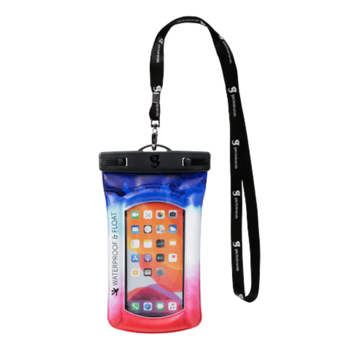 GECKO BRANDS FLOAT PHONE DRY BAG - ONE SIZE
