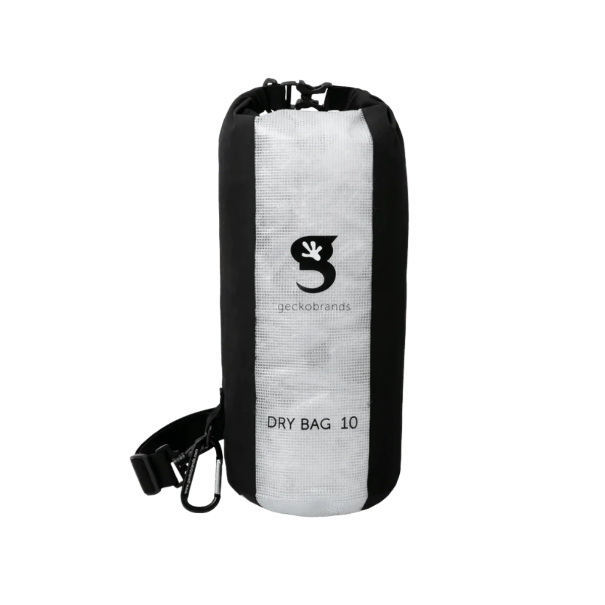 GECKOBRANDS DURABLE VIEW DRY BAG 10L - BLACK