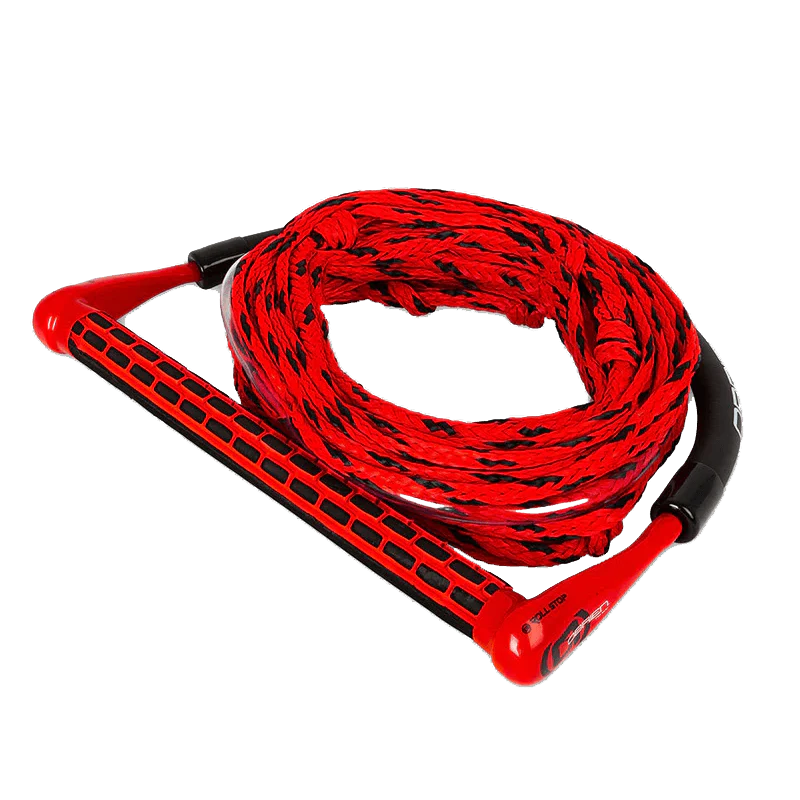 O'BRIEN POLY-E WAKEBOARD ROPE AND HANDLE COMBO - RED