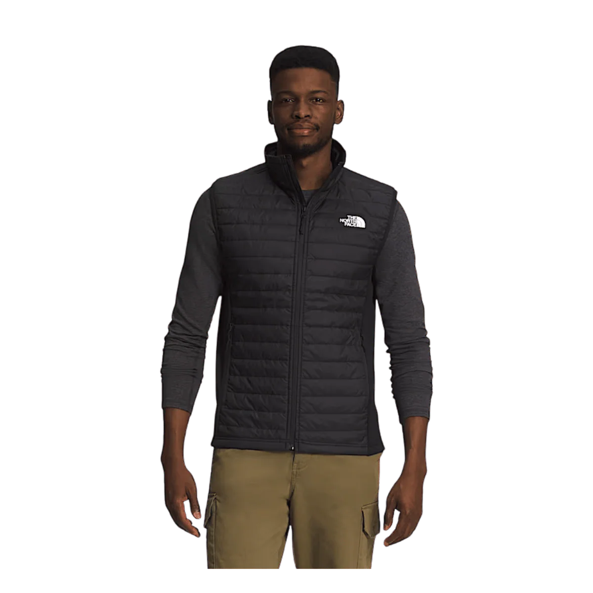NORTH FACE MEN'S CANYONLANDS HYBRID VEST - TNF BLACK