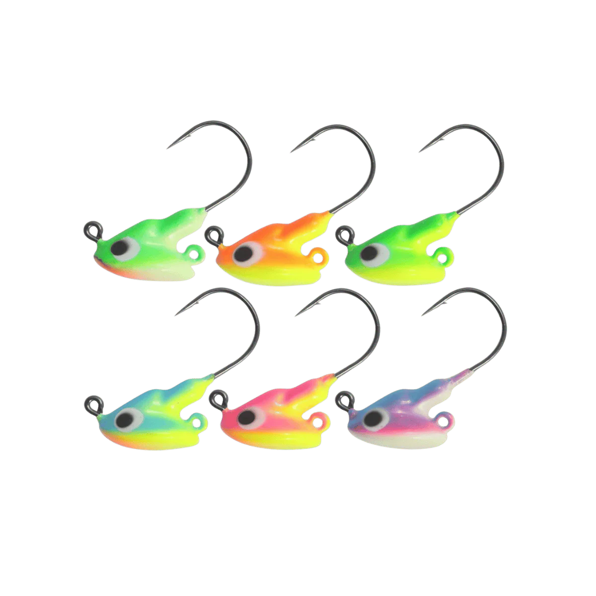 NORTHLAND STAND-UP FIRE-BALL JIG 6CD 1/8OZ - ASSORTED COLORS