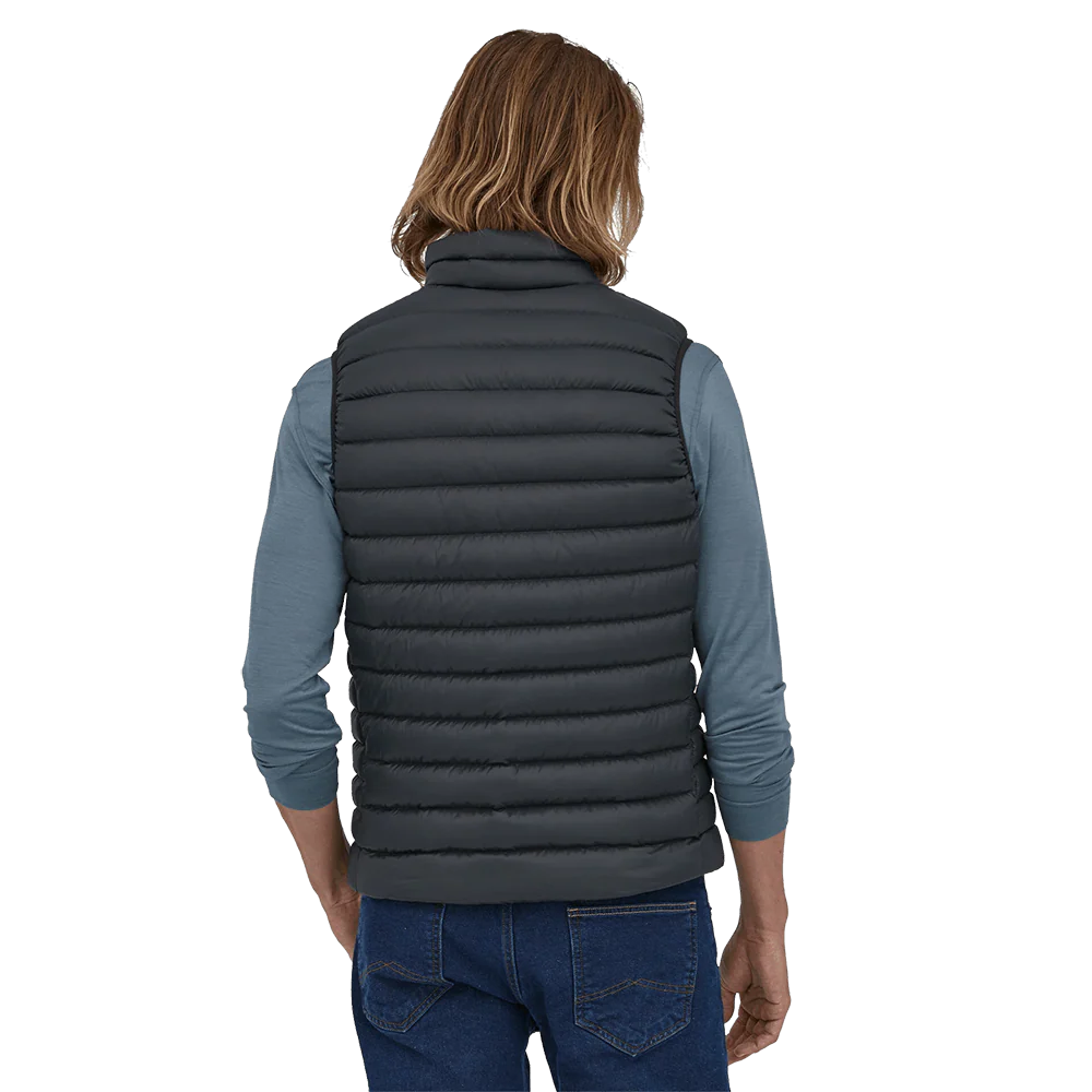 DOWN SWEATER VEST - BLACK - Image 3