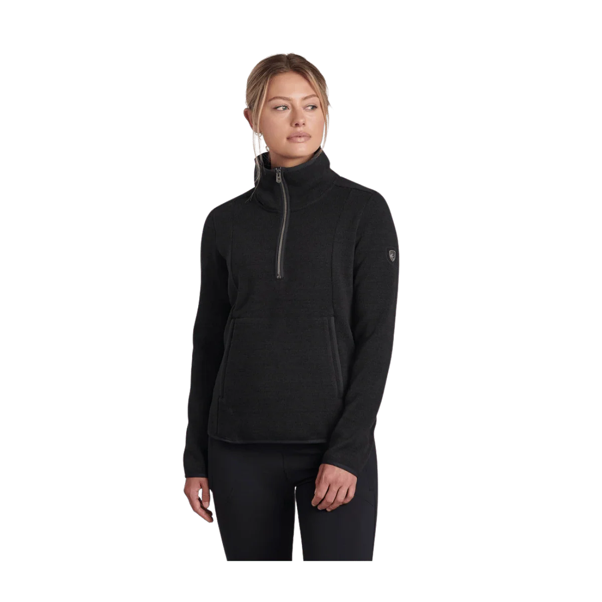 KUHL WOMEN'S ASCENDYR 1/4 ZIP - BLACK