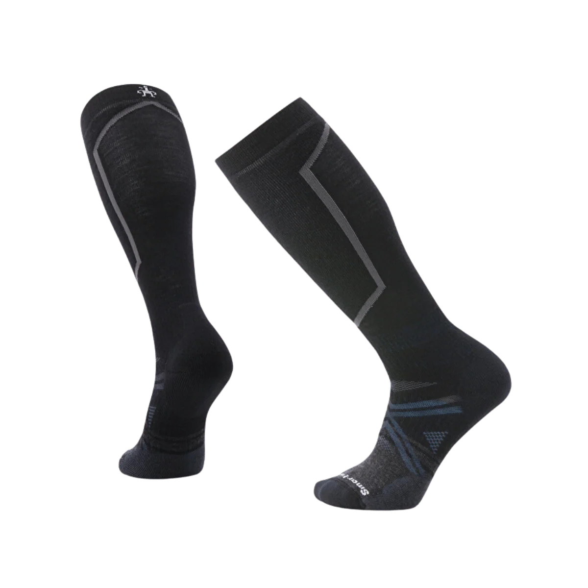 SMARTWOOL SKI FULL CUSHION OTC SOCKS - BLACK