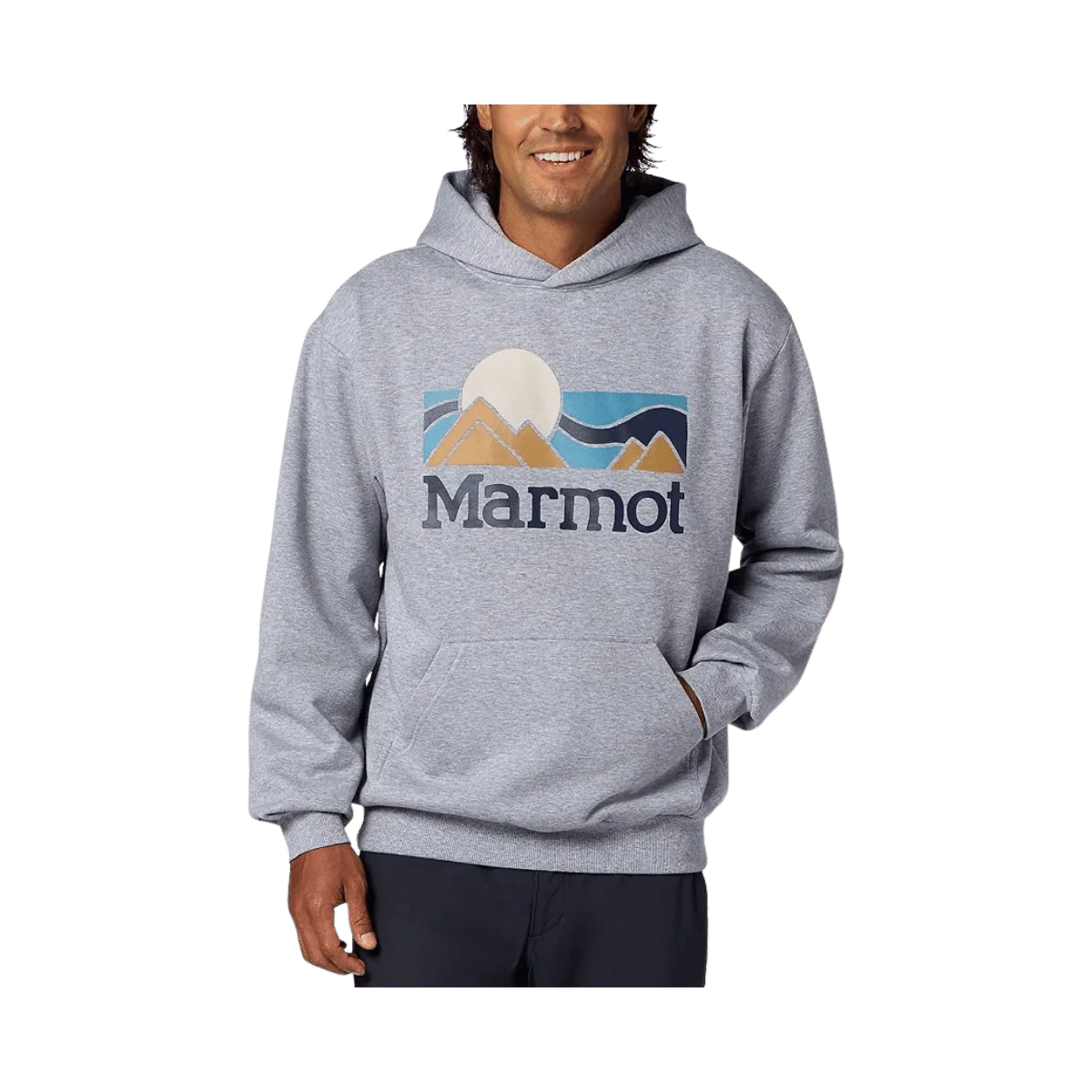 MARMOT MEN'S COASTAL HOODY - GREY HEATHER