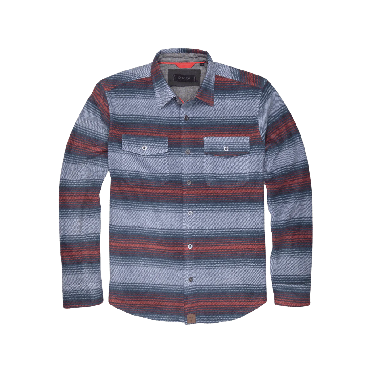 DAKOTA GRIZZLY MEN'S BOWIE ARCTIC FLEECE - RUBY ASH
