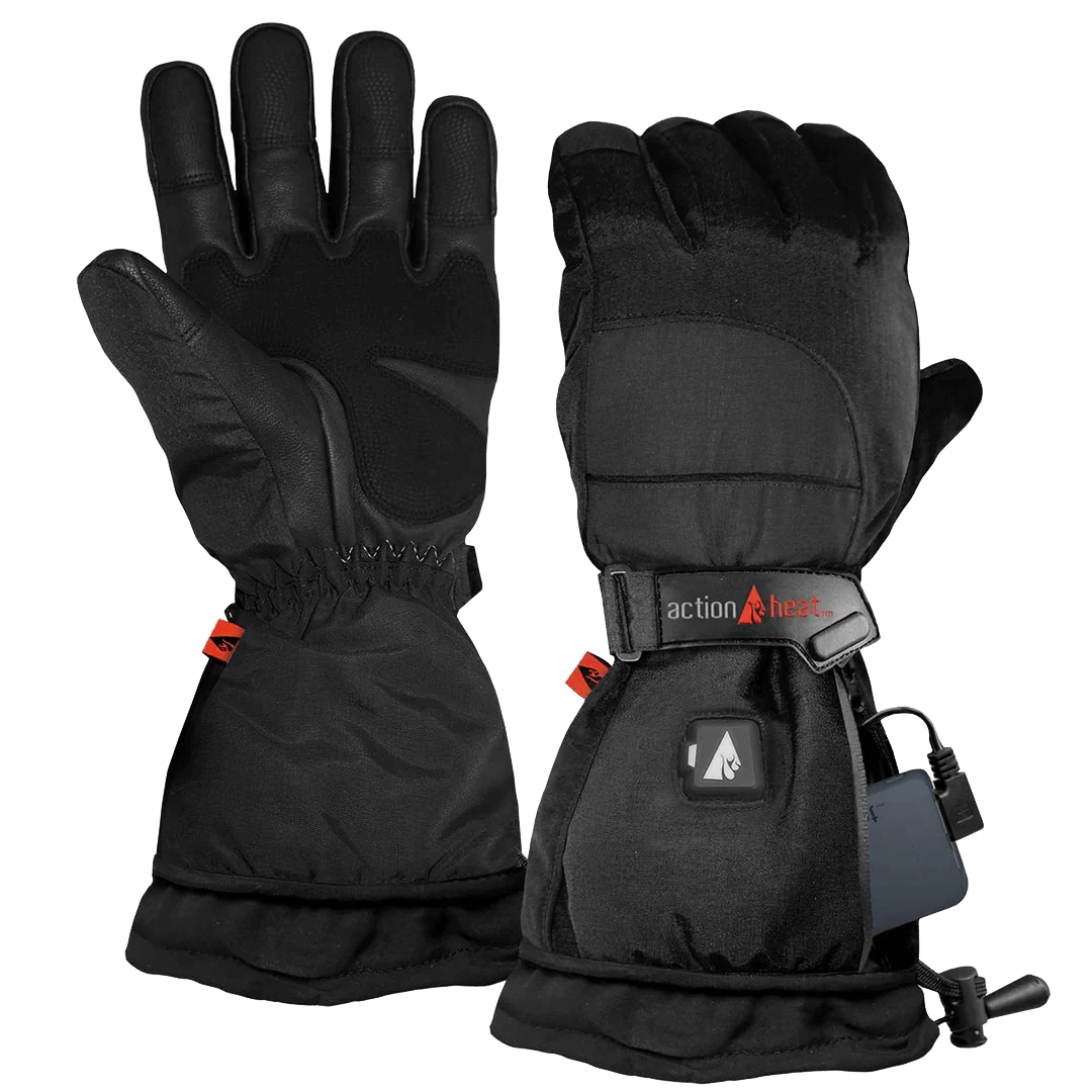 ACTIONHEAT MEN'S 5V BATTERY HEATED SNOW GLOVES - Image 2