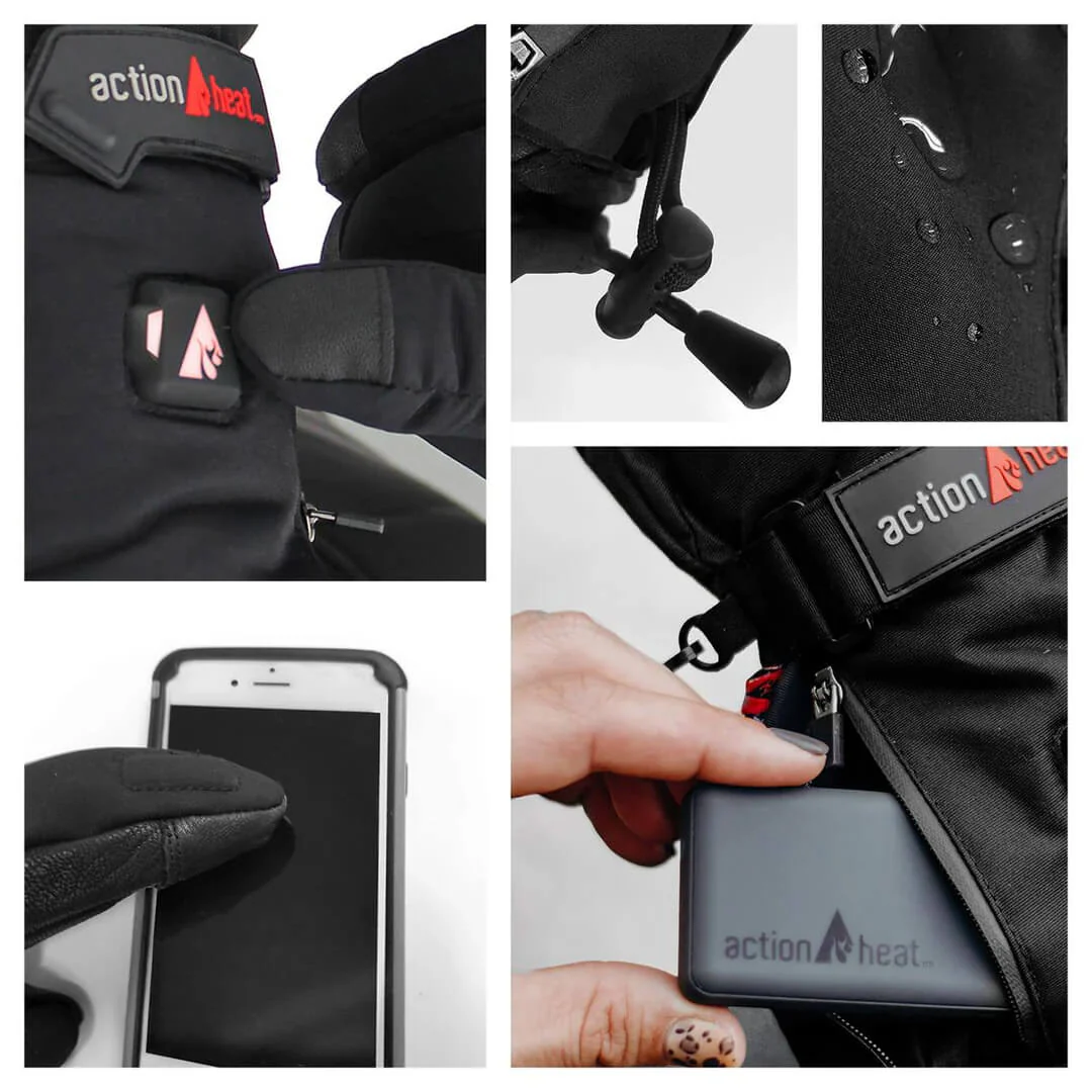 ACTION HEAT WOMEN'S 5V BATTERY HEATED SNOW GLOVE - Image 5
