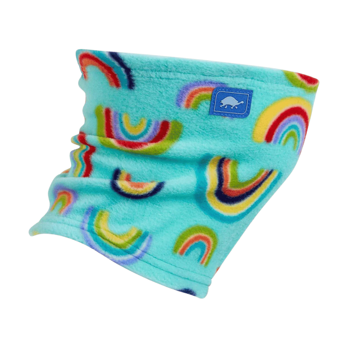 TURTLE FUR KIDS PLAYFUL PRINT FLEECE NECK WARMER