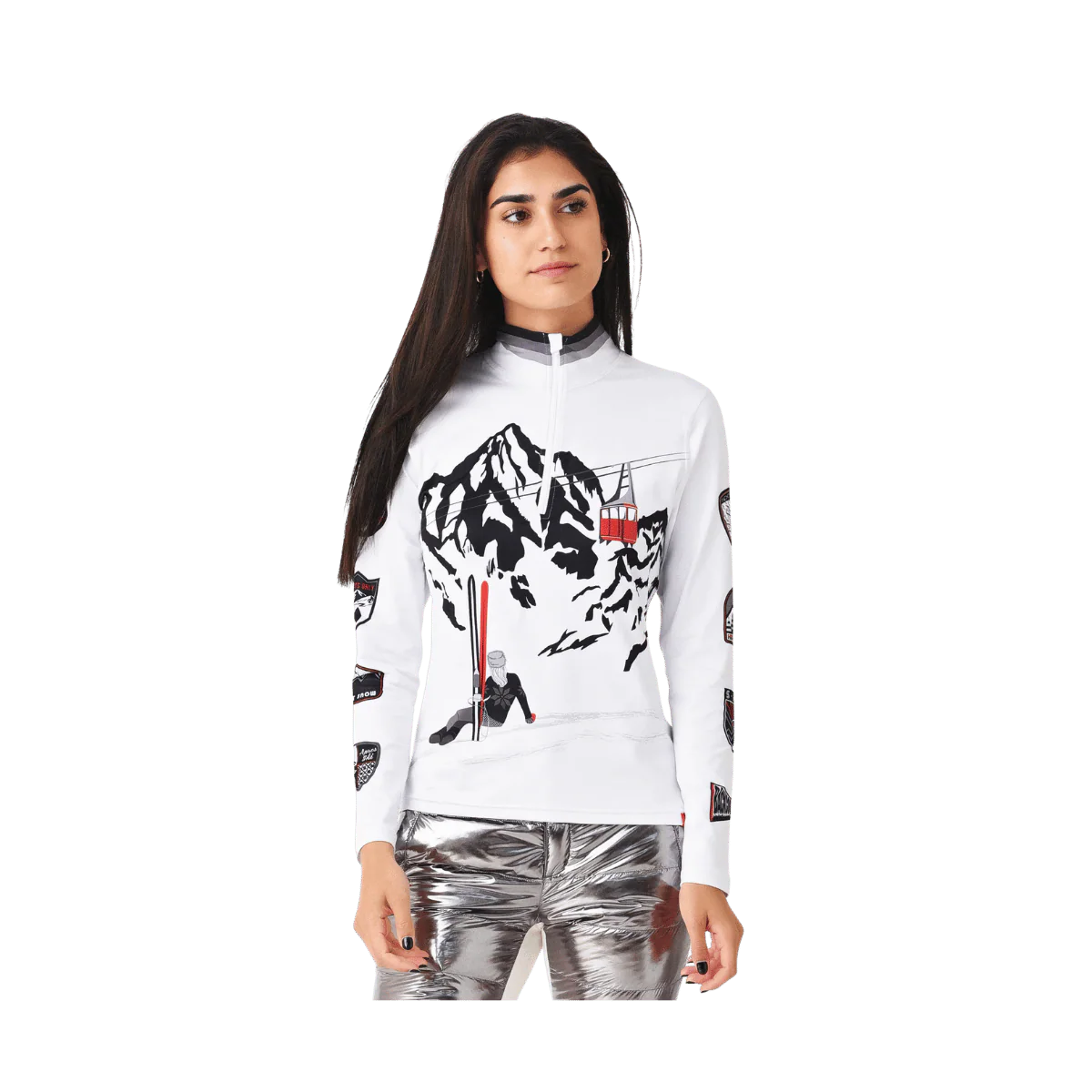 KRIMSON KLOVER WOMEN'S GONDOLA 1/4 ZIP - SNOW