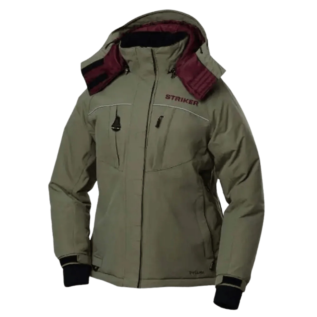 STRIKER BRANDS WOMEN'S PRISM WATERPROOF JACKET - OLIVE - Image 3