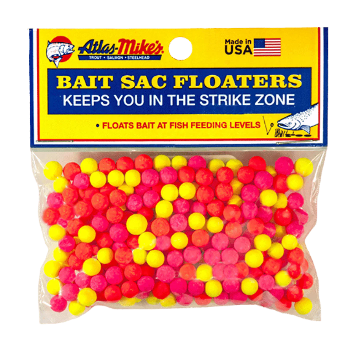 ATLAS BAIT SAC FLOATERS ASSORTED