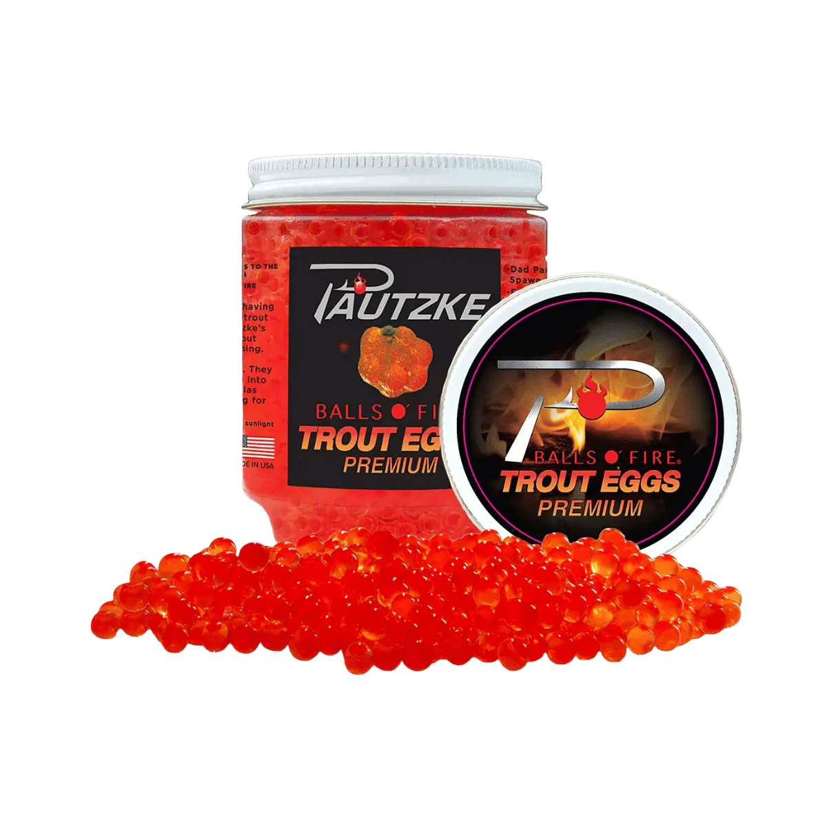 PAUTZKE BAIT BALLS O'FIRE TROUT EGGS 8OZ PREMIUM