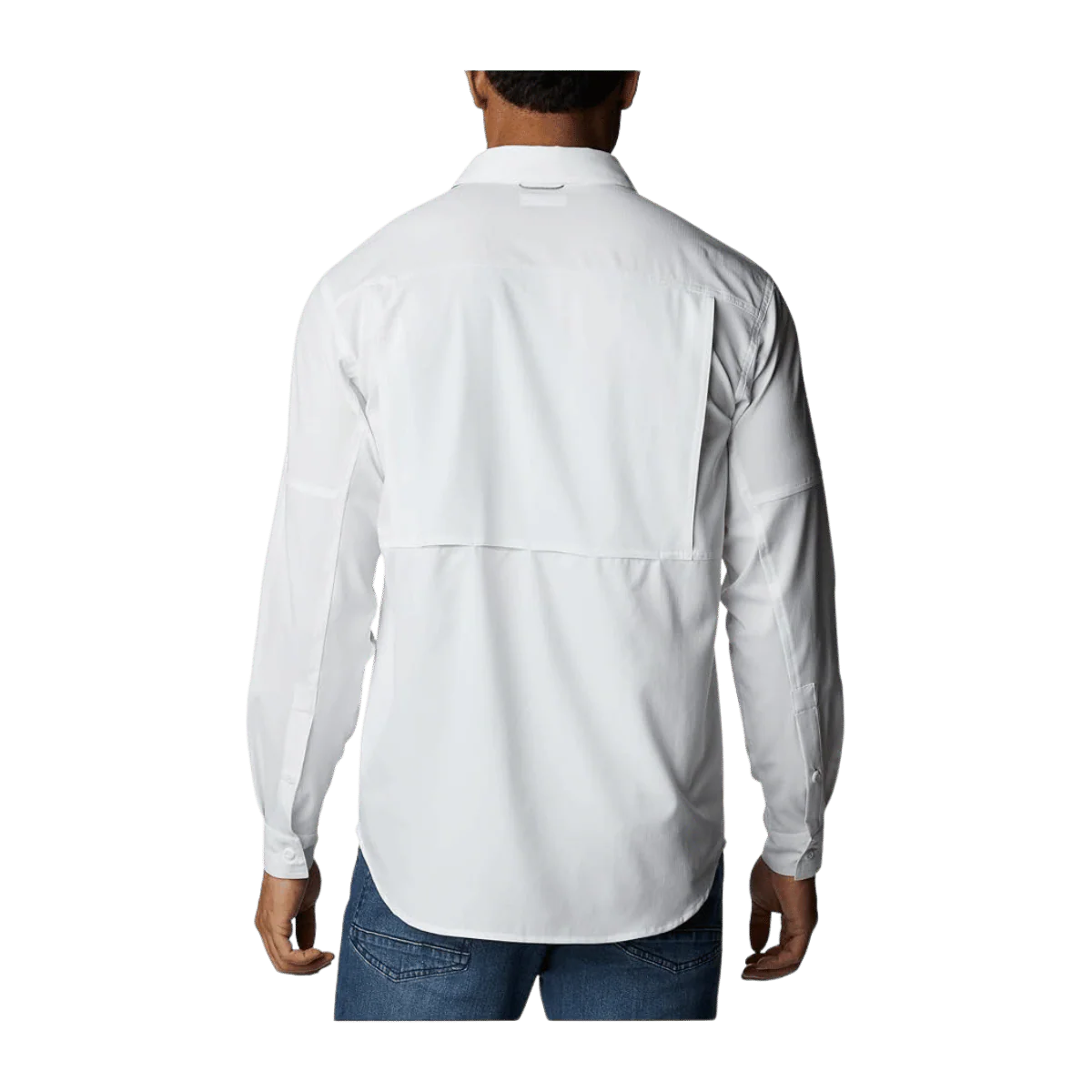 COLUMBIA MEN'S SILVER RIDGE UTILITY LITE LONGSLEEVE - WHITE - Image 2