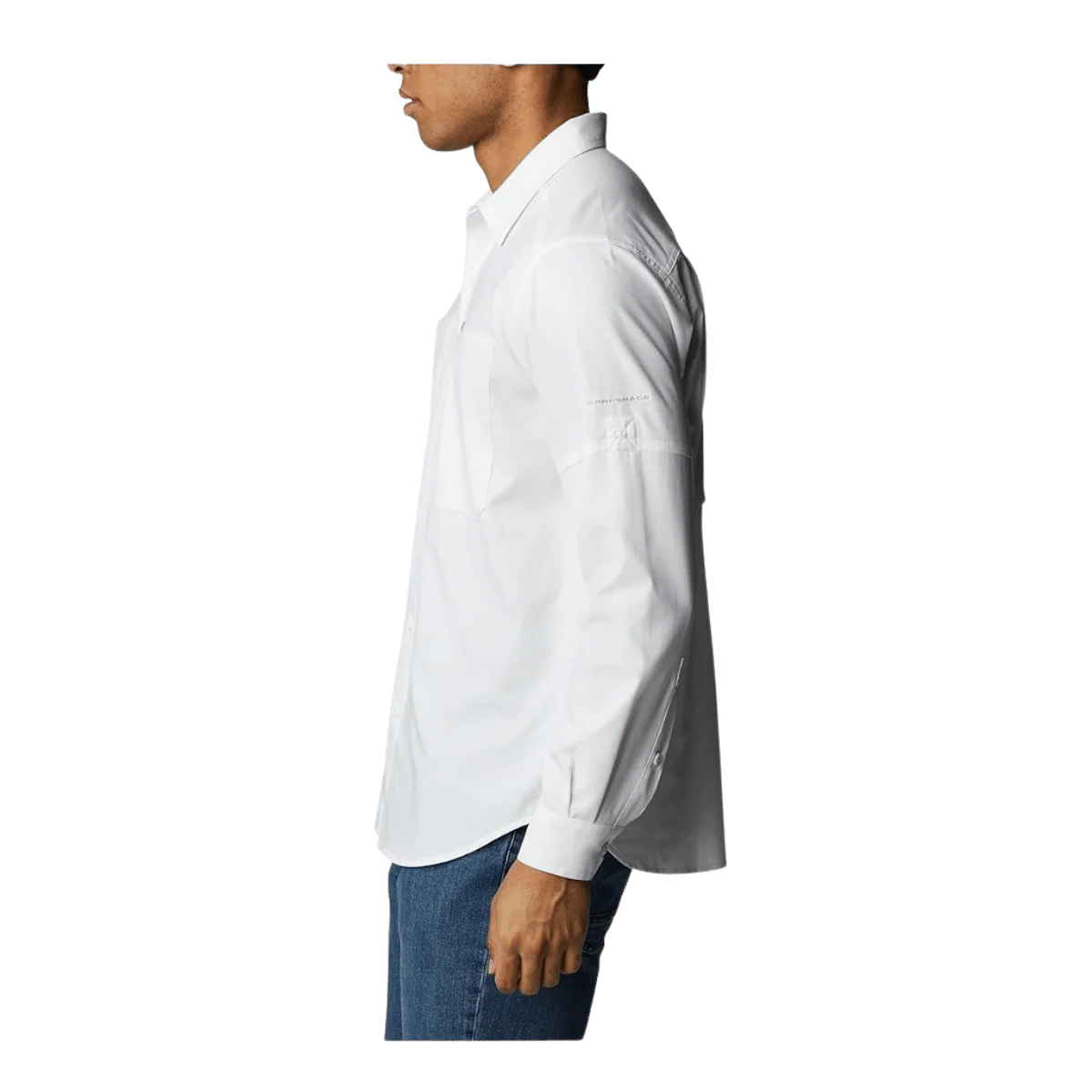 COLUMBIA MEN'S SILVER RIDGE UTILITY LITE LONGSLEEVE - WHITE - Image 3