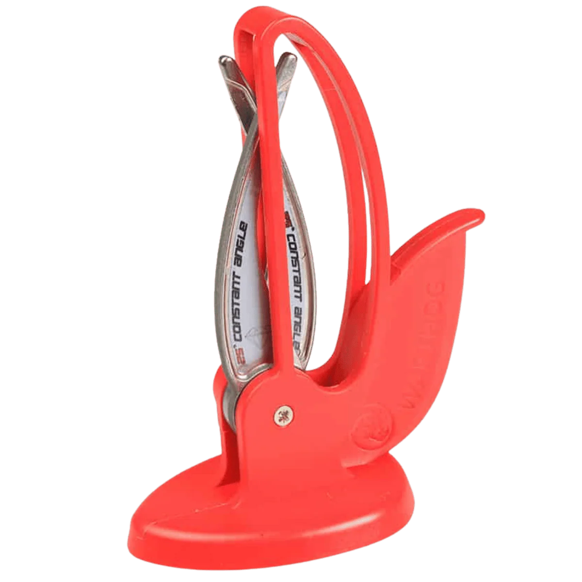 WARTHOG V-SHAPE CURVE KNIFE SHARPENER - RED