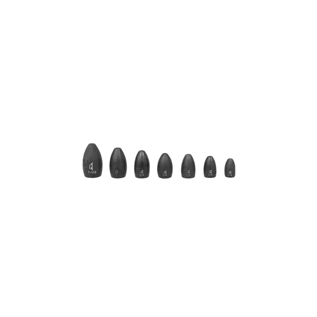 X ZONE LURES TUNGSTEN FLIPPING WEIGHT 3PK 3/8OZ