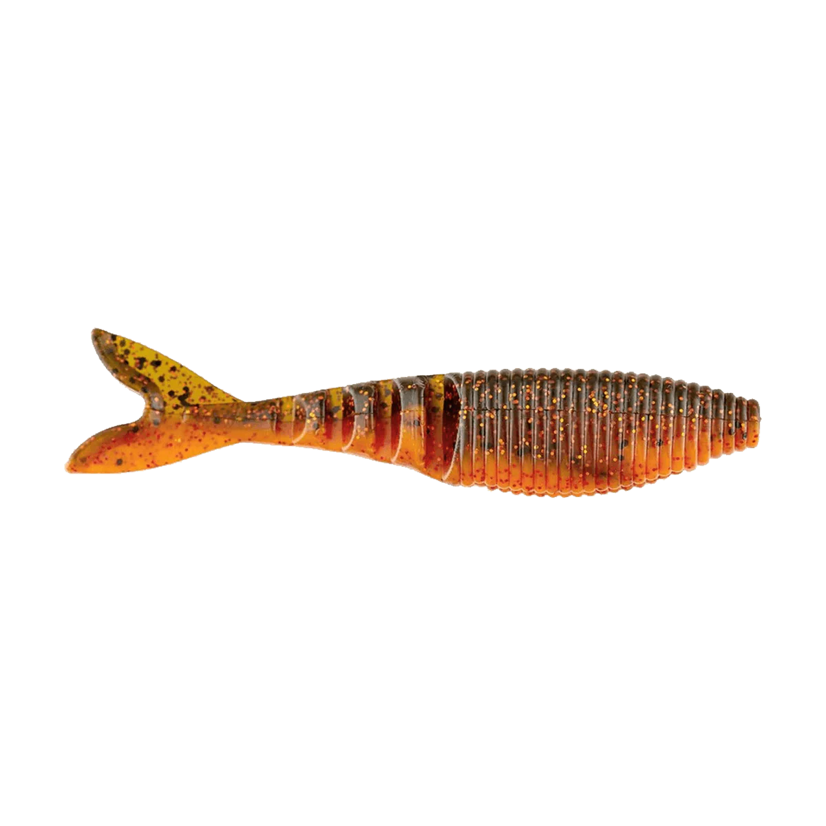 YAMAMOTO ZAKO SWIMBAIT 6PK - 4''- WATERMELON COPPER ORANGE RED