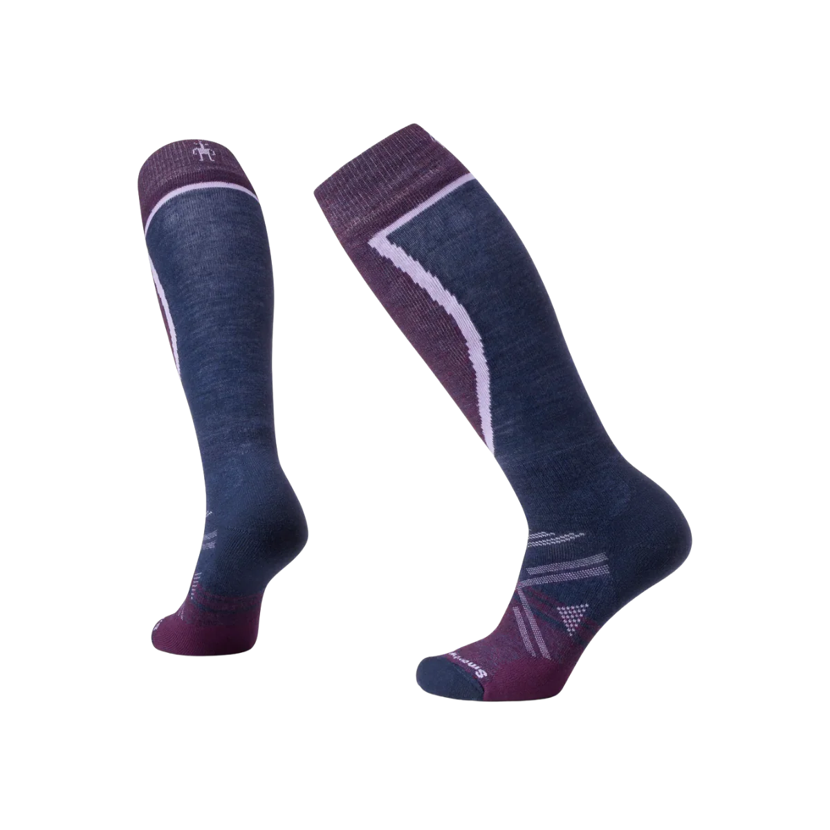 SMARTWOOL SKI FULL CUSHION OTC WOMEN'S SOCKS - PURPLE IRIS - Image 2