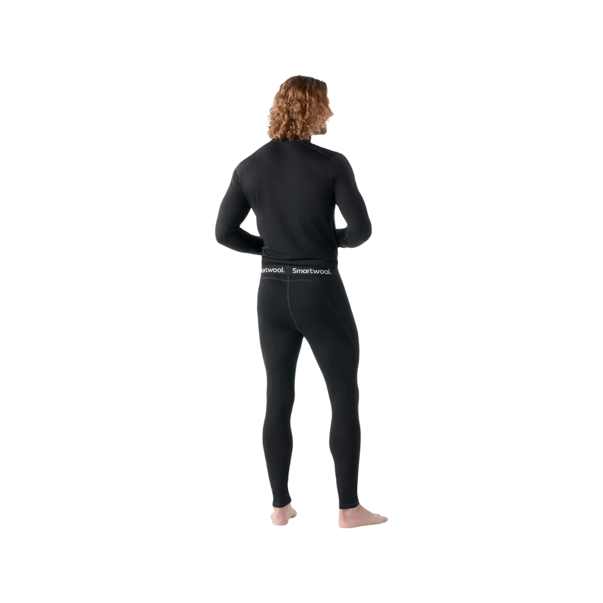 SMARTWOOL CLASSIC ALL-SEASON MERINO BASE LAYER BOTTOM - BLACK - Image 3