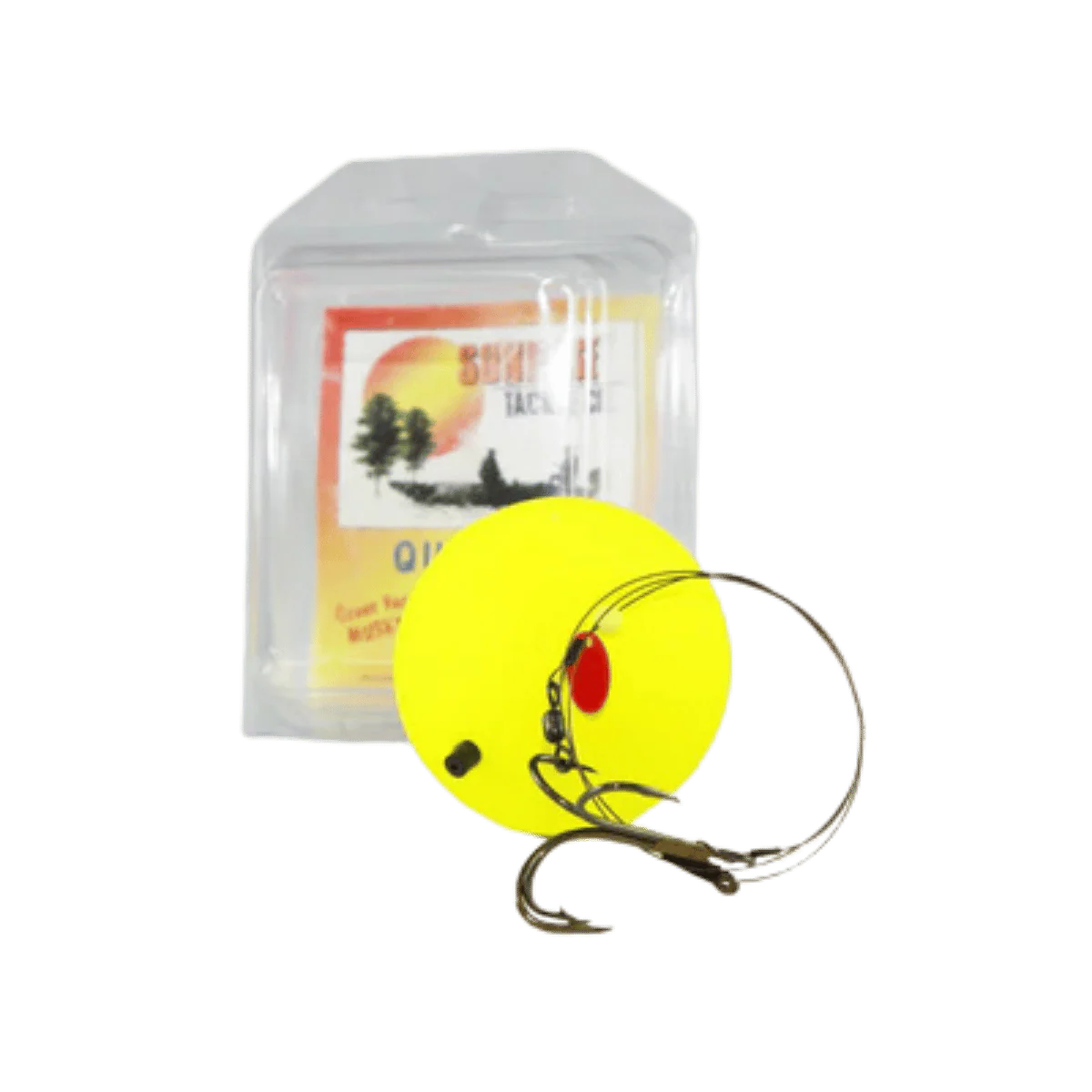 SUNRISE TACKLE TREBLE BOBBER 2/0 - YELLOW